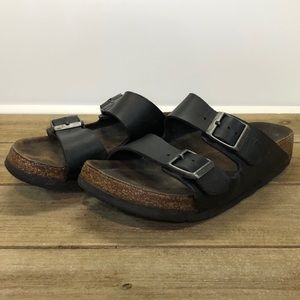 Black Birkenstock sandals